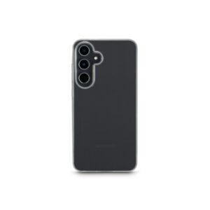 hama always clear funda para samsung galaxy s24 antideslizante poliuretano termoplastico bordes elevados color transparente