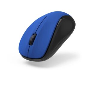hama mw 300 v2 raton optico inalambrico 1200dpi 3 botones silencioso usb a rf 2.4ghz uso ambidiestro rango 10m 5.8x3.7x10.3cm color azul