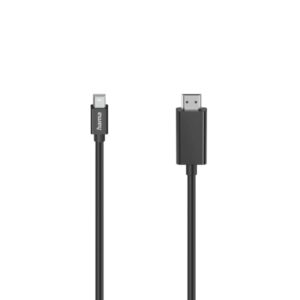 hama essential cable adaptador de 1.5m mini displayport macho hdmi macho color negro