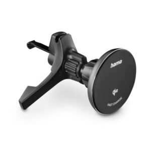 hama qi2 soporte magnetico con cargador para coche potencia 15w usb c carga rapida color negro