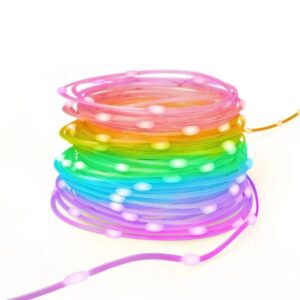 hama tira led rgb inteligente longitud 10m ip65 cable de alimentacion de 1.5m wifi multicolor
