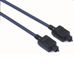 hama entry cable de fibra optica para audio longitud 1.5m toslink macho color negro