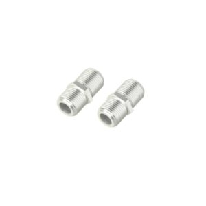 hama essential adaptador hembra para conector f color plata