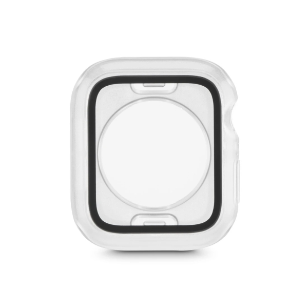 hama essential protector de pantalla para apple watch 40mm vidrio de seguridad proteccion 360º color transparente