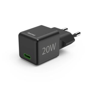 hama cargador de pared potencia 20w usb c power delivery qualcomm color negro