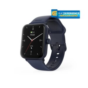 hama 6010 reloj inteligente smartwatch bluetooth 5.3 bateria 350mah pantalla tft 1.65" ip68 resistencia al agua 3 atm pulsera de silicona gps integrado 3.6x1.3x4.9cm color azul