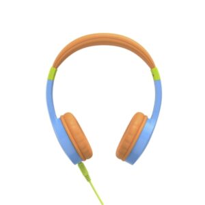 hama kids guard auriculares con microfono cable 1.2m jack 3.5mm diadema ajustable color naranja