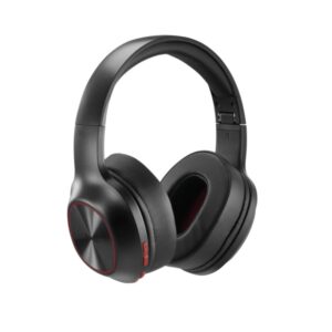 hama spirit calypso ii auriculares con microfono omnidireccional bluetooth rango 10m diadema ajustable plegable asistente de voz carga por usb c color negro y rojo