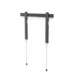 hama soporte fijo de pared para tv hasta 90" peso max 80kg vesa 600x400mm acero nivel de burbuja color negro y gris