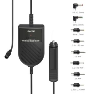 hama fuente de alimentacion para coche 36w conector 12v indicador led voltaje variable conectores surtidos color negro