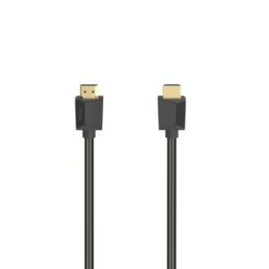 hama essential cable hdmi 4k macho longitud 5m soporta arc ethernet velocidad hasta 18gbps doble blindaje color negro