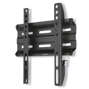 hama soporte fijo de pared para tv hasta 48" peso max 25kg vesa 200x200mm acero nivel de burbuja color negro