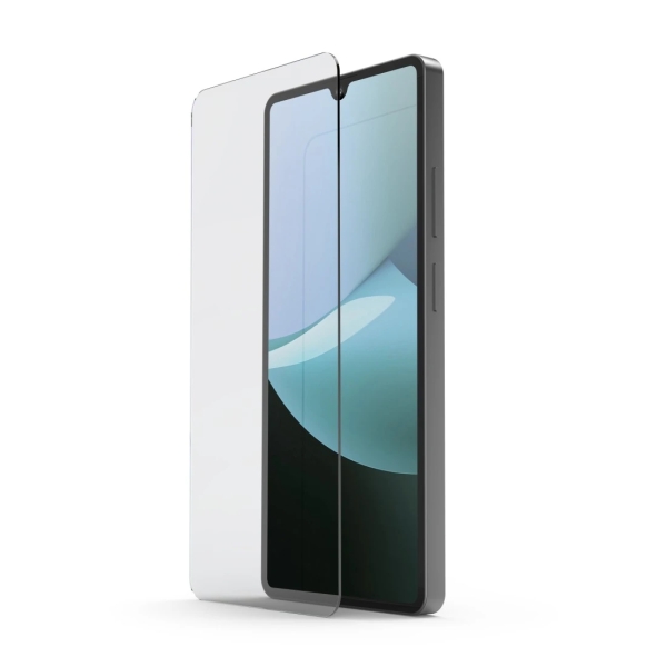 hama clear protect protector de pantalla para xiaomi redmi 15c / 15c 5g antihuellas base de montaje vidrio de seguridad grado de dureza 9h color transparente