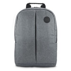 hama genua mochila para portatiles hasta 15.6" capacidad 14l poliester interior acolchado bolsillo frontal 35x46x9cm color gris
