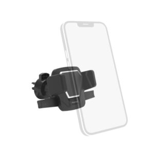 hama easy snap soporte de coche para smartphone peso max 250g pinza para rejilla ancho dispositivo de 5.5 a 8.5cm universal color negro