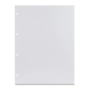 hama pack de 25 cartulinas para fotos perforado 233x310mm color blanco