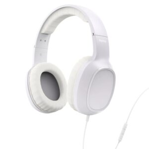 hama fun c auriculares con microfono omnidireccional cable 1.2m diadema ajustable almohadillas de cuero color blanco
