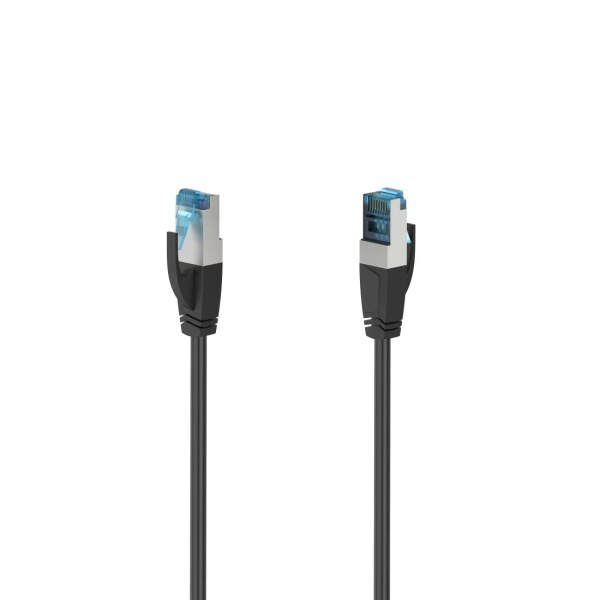 hama essential cable de red ftp rj45 cat 6a longitud 5m velocidad hasta 10gbps blindaje doble color negro