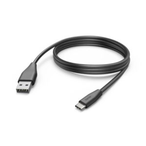 hama cable usb longitud 3m usb a macho usb c macho velocidad hasta 480mbps niquelado color negro