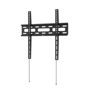 hama soporte fijo de pared para tv hasta 75" peso max 40kg vesa 400x400mm acero nivel de burbuja color negro