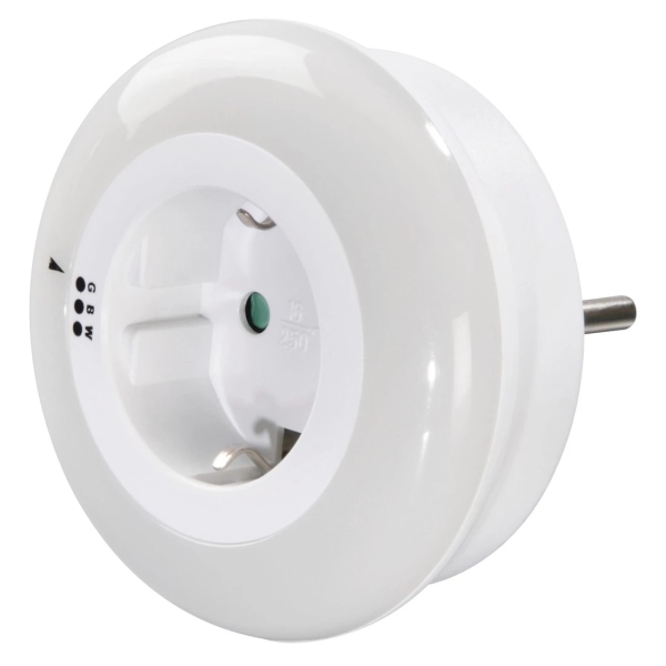 hama luz led nocturna potencia 0.8w ip20 sensor de luz color blanco