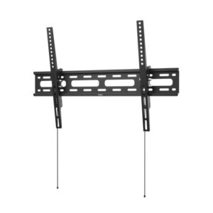 hama soporte fijo de pared para tv hasta 75" peso max 40kg inclinable vesa 600x400mm acero nivel de burbuja integrado color negro