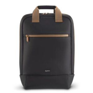 hama ultra lightweight mochila para portatiles hasta 16.2" capacidad 13l poliester reciclado interior acolchado bolsillo frontal 36x44x12cm color negro