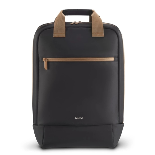 hama ultra lightweight mochila para portatiles hasta 16.2" capacidad 13l poliester reciclado interior acolchado bolsillo frontal 36x44x12cm color negro