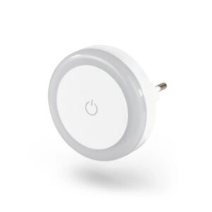 hama touch luz led nocturna con enchufe ip20 6.4x6.4x6.3cm color blanco