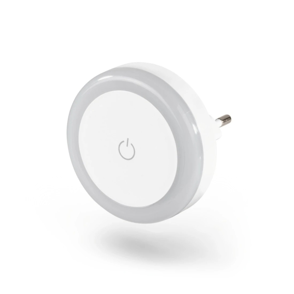 hama touch luz led nocturna con enchufe ip20 6.4x6.4x6.3cm color blanco