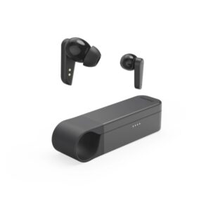 hama spirit pocket ii auriculares con microfono omnidireccional bluetooth pantalla led asistente de voz carga por usb c color negro