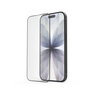 hama extreme protect protector de pantalla para iphone 17 vidrio templado antihuellas base de montaje grado de dureza 10h proteccion d3o color transparente