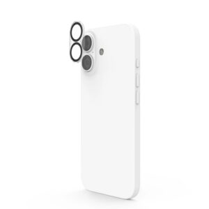 hama cam protect protector de camara para iphone 17 vidrio templado color transparente