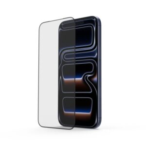 hama extreme protect cristal protector para iphone 17 pro max vidrio templado antihuellas base de montaje grado de dureza 10h proteccion d3o color transparente