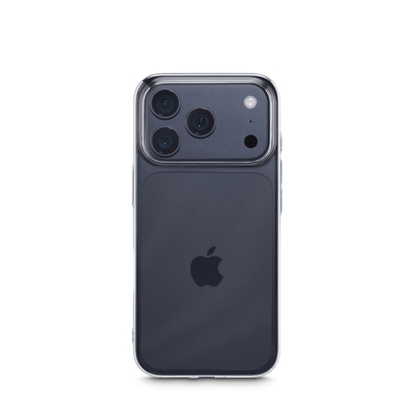 hama slim protect funda para iphone 17 pro antiamarilleo policarbonato bordes elevados color transparente