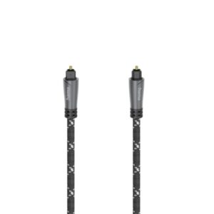 hama prime cable de fibra optica longitud 1.5m color negro