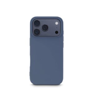 hama fantastic feel funda para iphone 17 pro antiadherente anti suciedad poliuretano termoplastico bordes elevados color azul