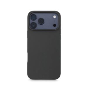 hama fantastic feel funda para iphone 17 pro max antiadherente anti suciedad poliuretano termoplastico bordes elevados color negro