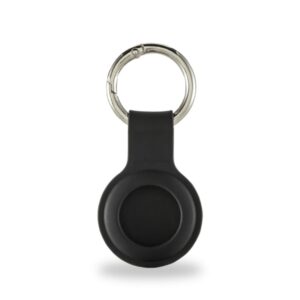 hama essential funda para airtag silicona antiadherente color negro