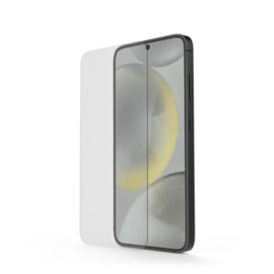 hama clear protect protector de pantalla para samsung galaxy s24 antihuellas vidrio de seguridad grado de dureza 9h color transparente
