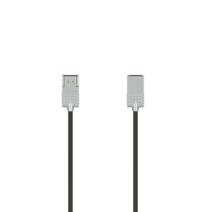 hama essential cable hdmi 4k macho longitud 1m soporta arc ethernet velocidad hasta 18gbps blindaje completo color negro y plata
