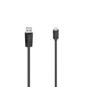 hama essential cable usb longitud 1.5m usb a macho micro usb macho velocidad hasta 480mbps blindaje doble color negro
