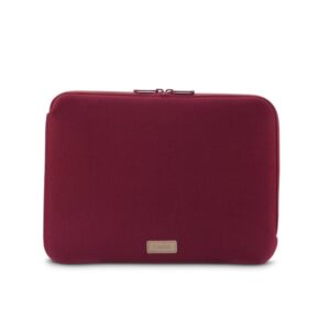 hama jersey funda para portatiles hasta 14.1" cierre con cremallera forro interior suave 37x1.5x27cm color rojo