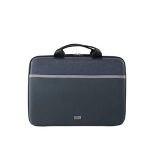 hama protection 2.0 maletin para portatiles hasta 14.1" poliester bolsillo frontal forro suave interior acolchado 36.5x5x26.5cm color azul