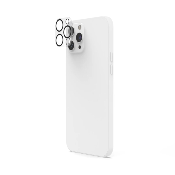 hama cam protect protector de camara para iphone 16 pro / 16 pro max vidrio templado color transparente