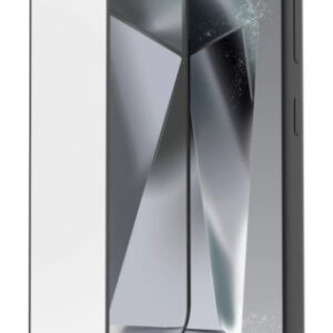 hama super hybrid protector de pantalla para samsung galaxy s25 ultra pet reciclado color transparente
