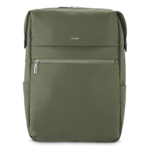 hama ultimate mochila para portatiles hasta 16.2" capacidad 15l poliester interior acolchado cremallera bidireccional base reforzada bolsillos laterales 34x44x11cm color verde oscuro