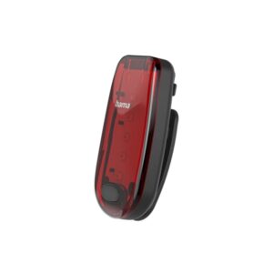 hama sl c luz led intermitente cable 26cm recargable autonomia hasta 7h color negro y rojo