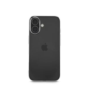 hama slim protect funda para iphone 17 antiamarilleo policarbonato bordes elevados color transparente