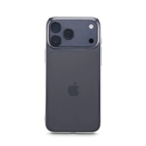 hama slimp protect funda para iphone 17 pro max policarbonato bordes elevados color transparente